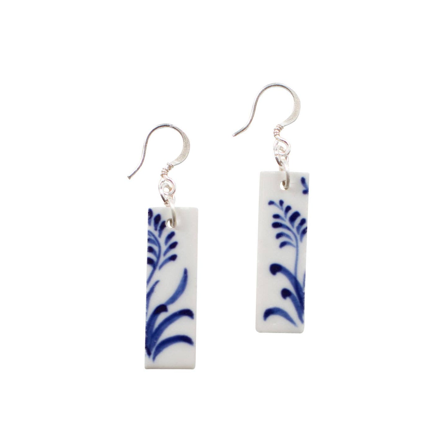 Hand-Painted Ceramic Earrings