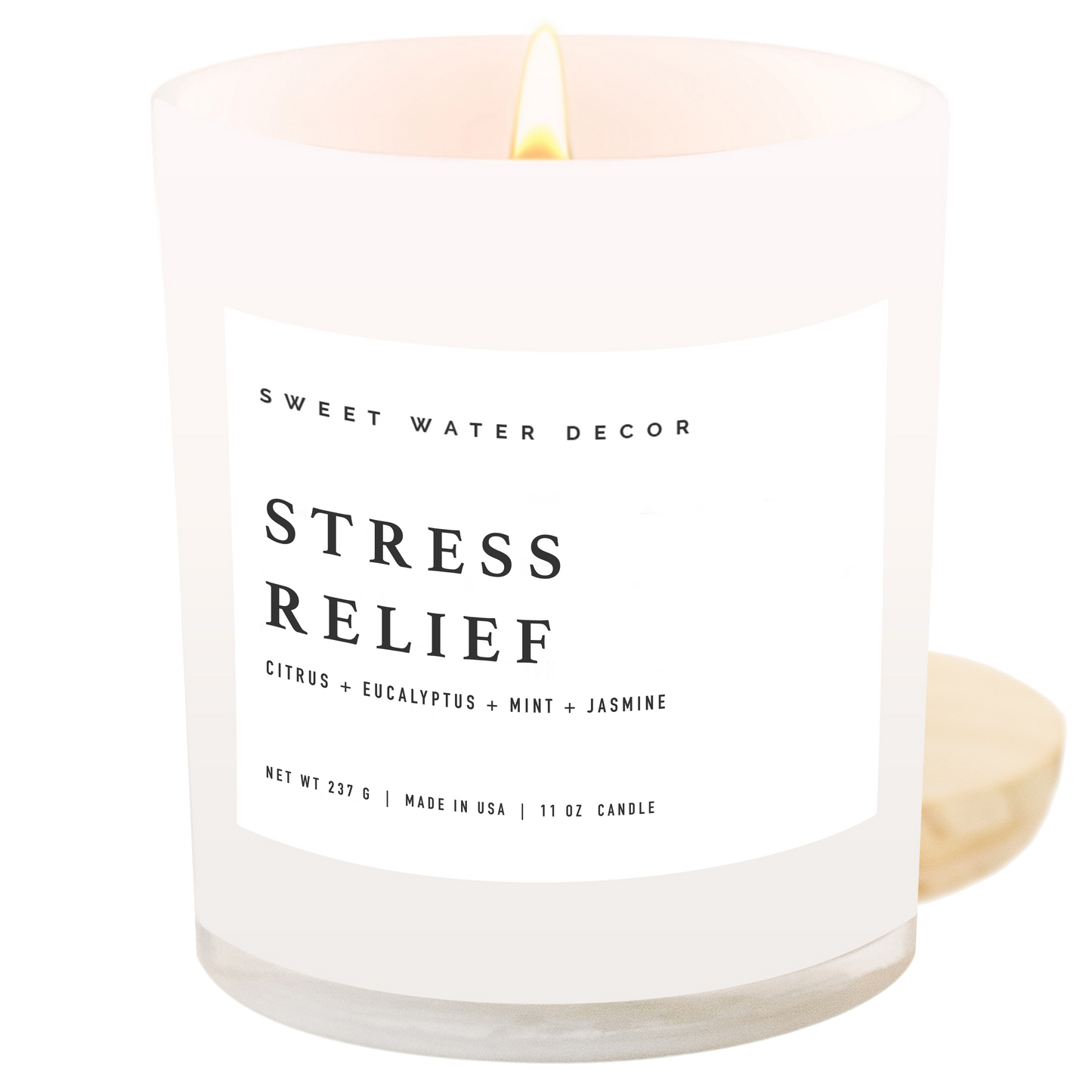 Stress Relief 11 oz Soy Candle - Vegan & Cruelty Free