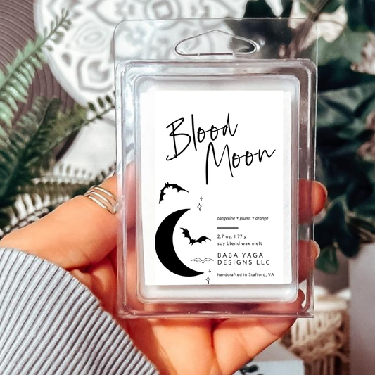 Blood Moon Soy Wax Melts Witchy Spiritual Autumn Fall Scent