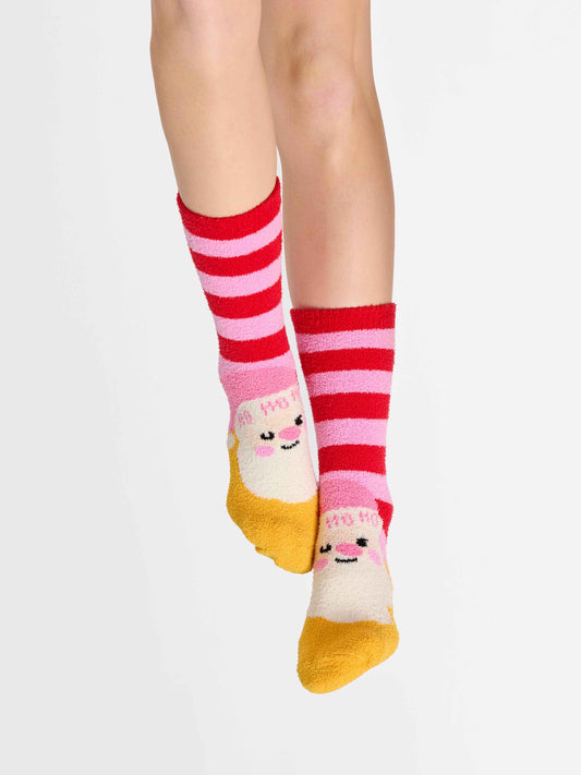 Festive Santa Socks