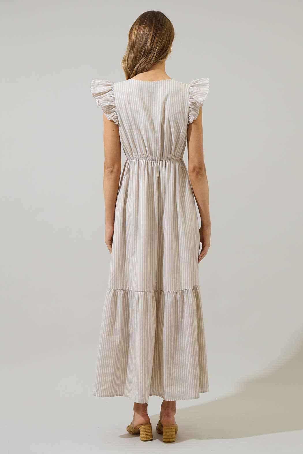 Sandy Striped Evianna Dress