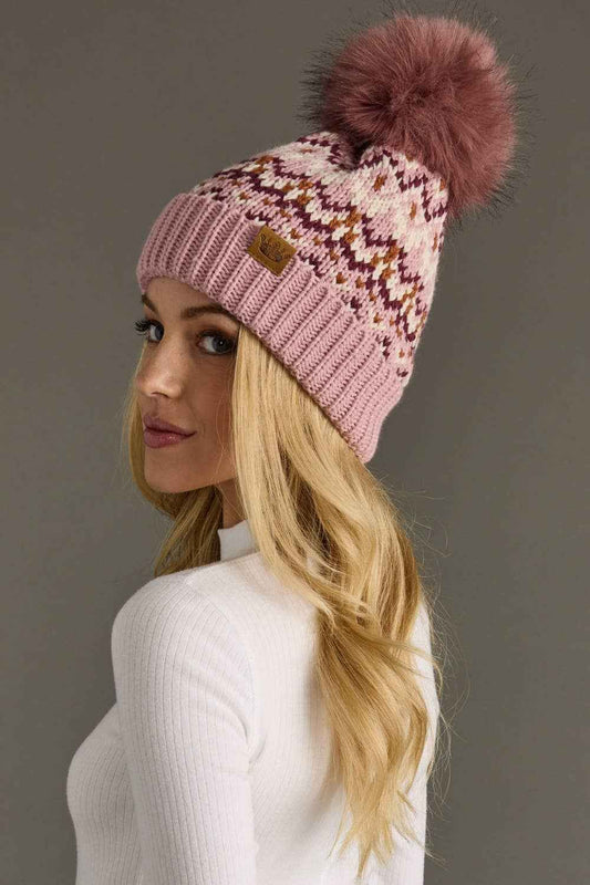 Pink Pom Hat
