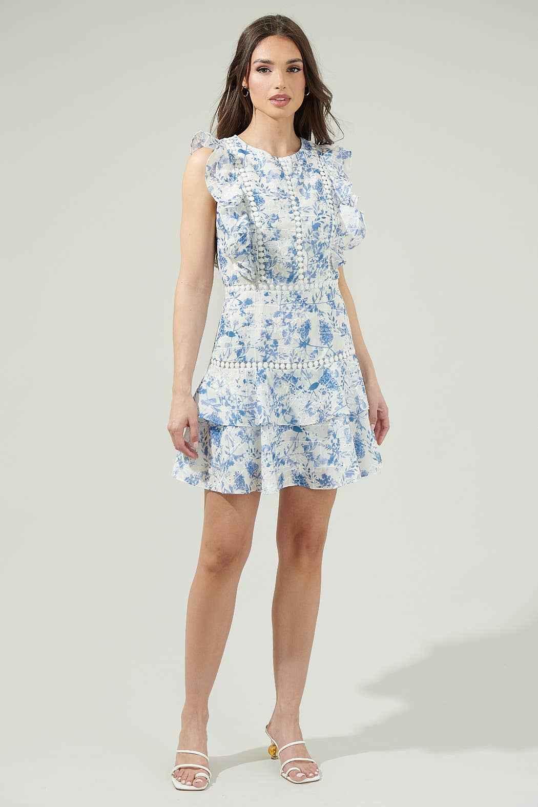 Garden Whispers Mini Dress