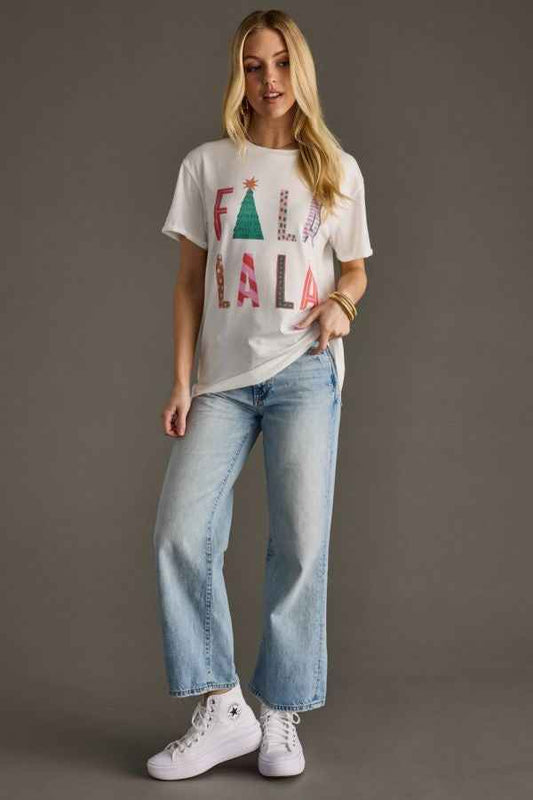 Fa La La La Holiday Tee