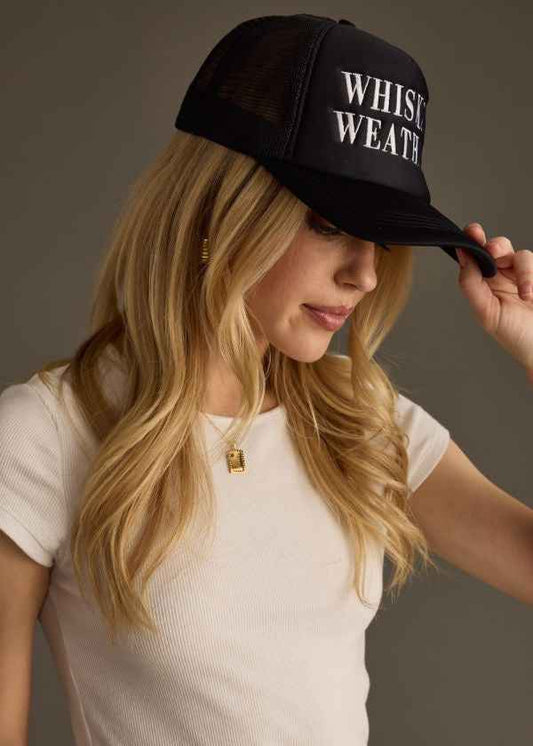 Whiskey Weather Hat - Brewery Ohio - Whiskey apparel - Men's Hat - Woman's Hat - Micro Brewery - Woman's Clothing Boutique - The Envy Co, Painesville OH