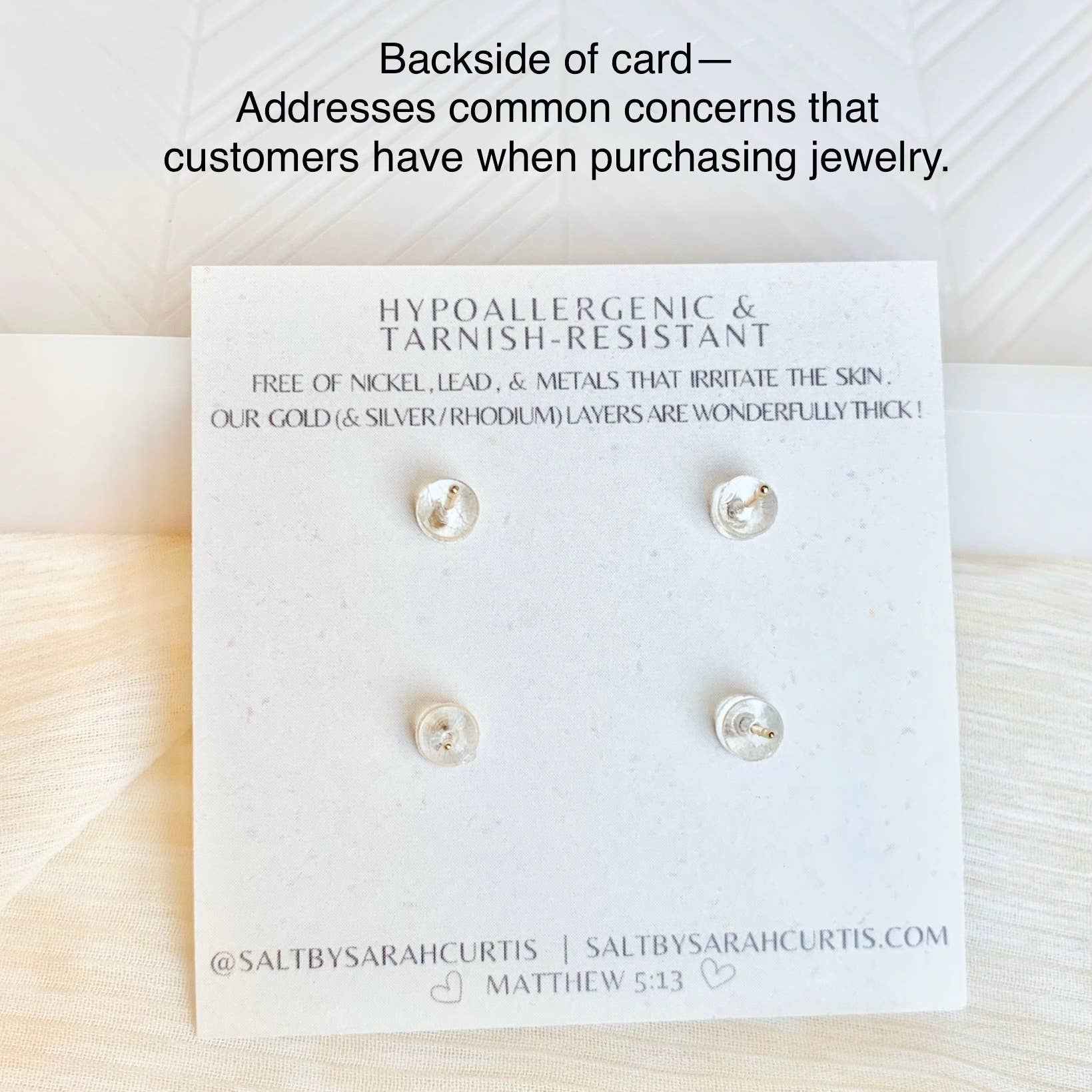 DAINTY STUD SETS | crystal stud earrings | minimal jewelry