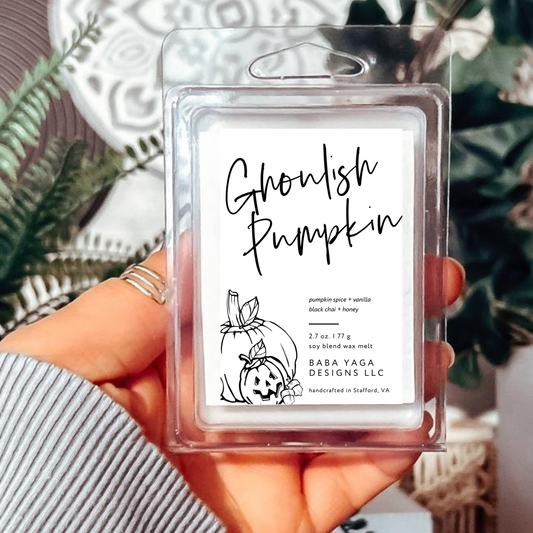 Ghoulish Pumpkin Soy Wax Melts