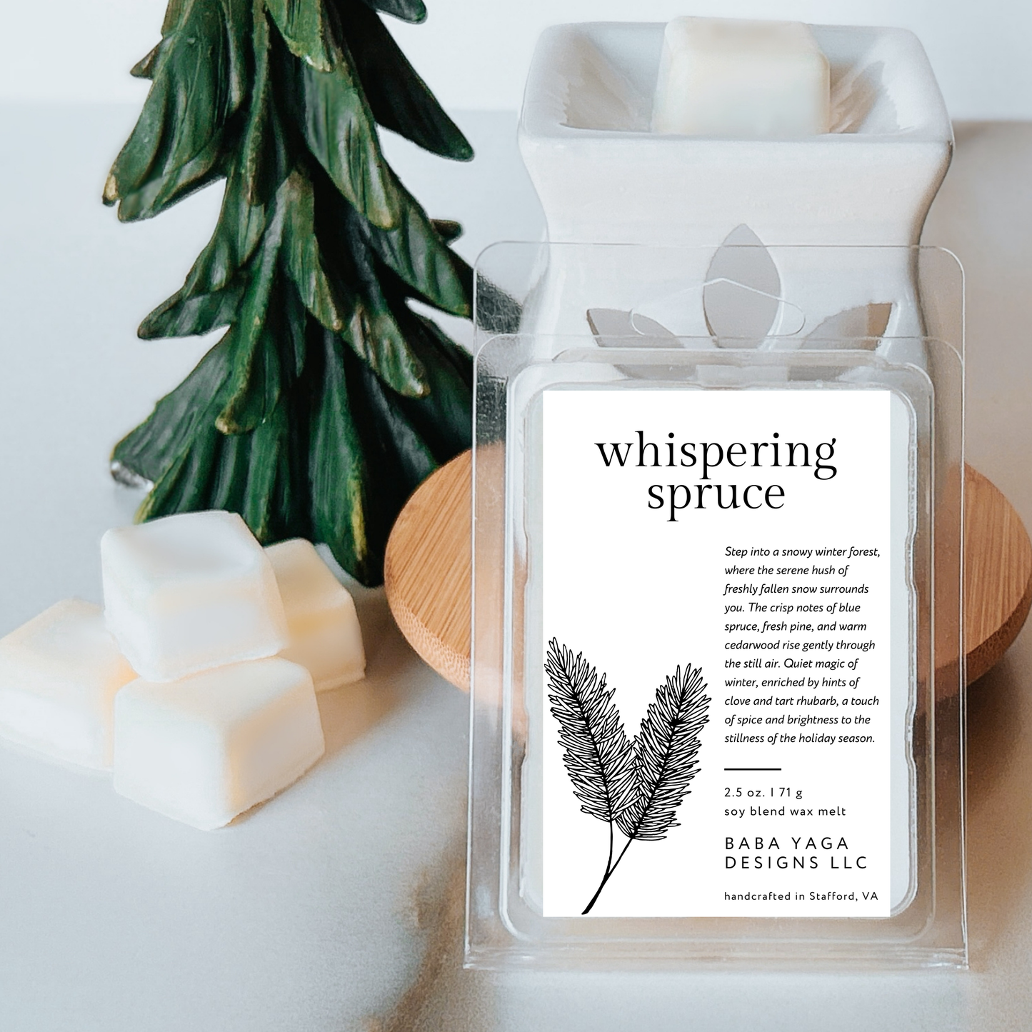 Whispering Spruce, Winter Forest Soy Wax Melt