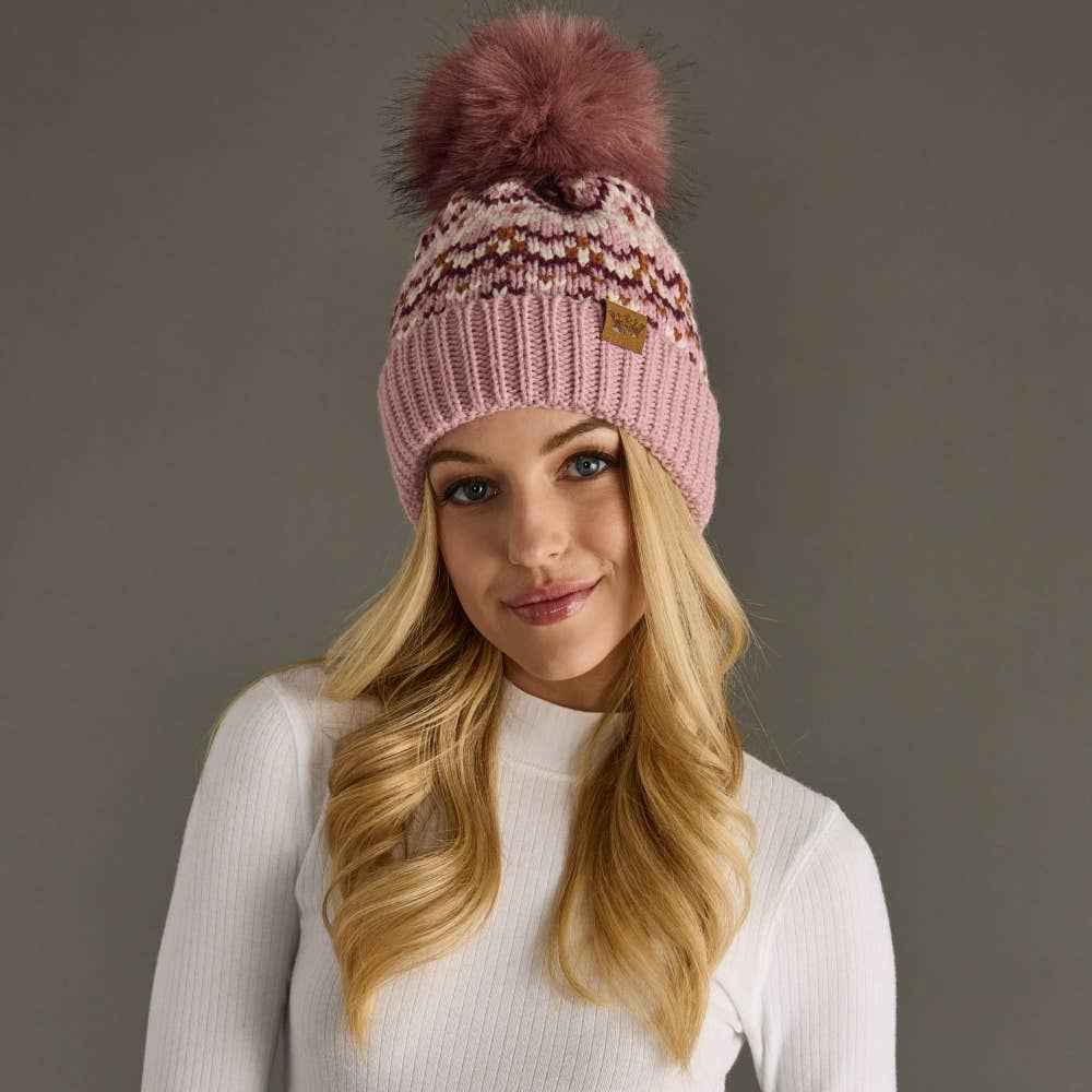 Pink Pom Hat