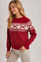FESTIVE HOLIDAY KNIT SWEATER