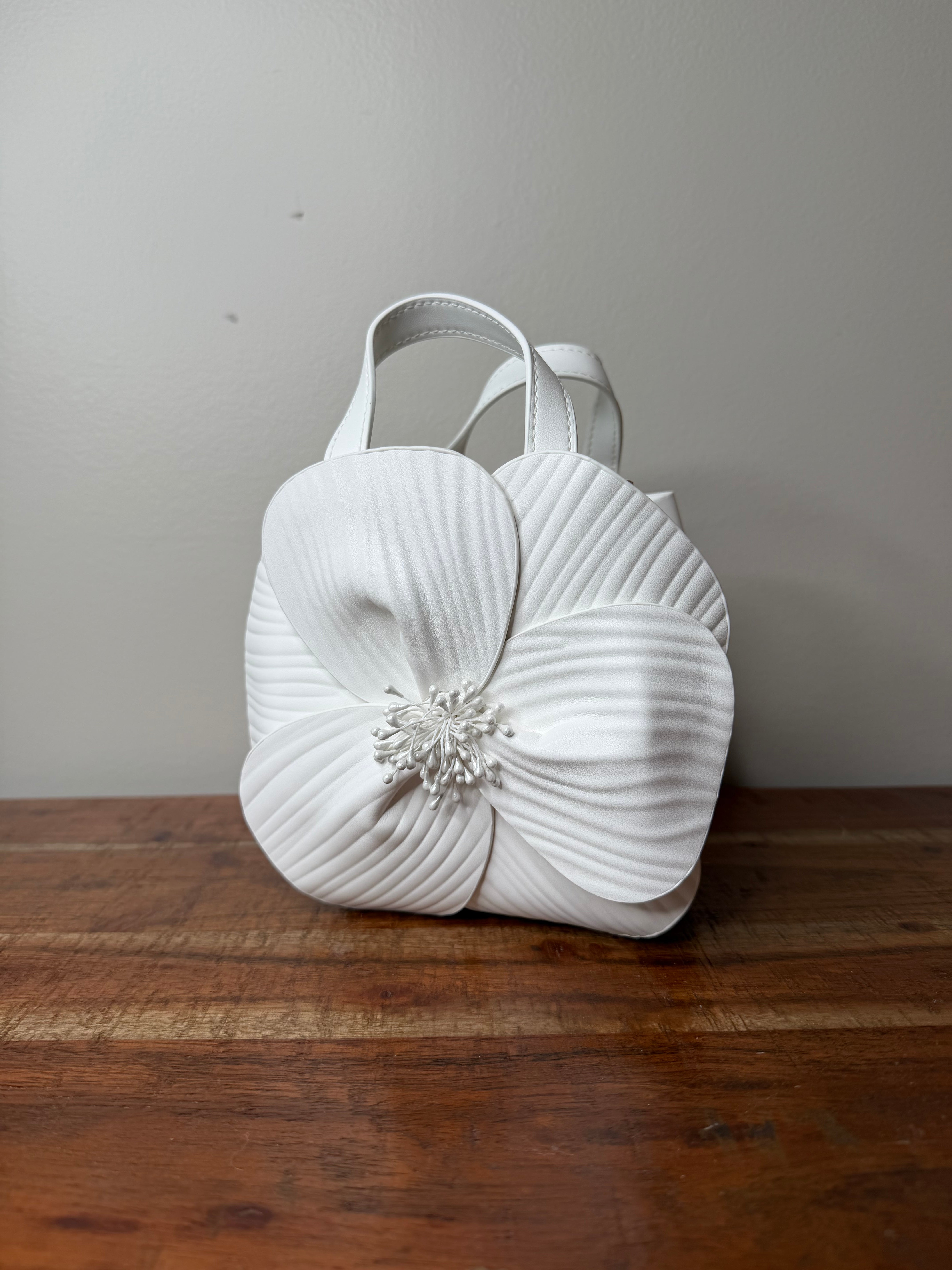 Monroe Flower Bag - Recycled Vegan Leather - The Envy Co