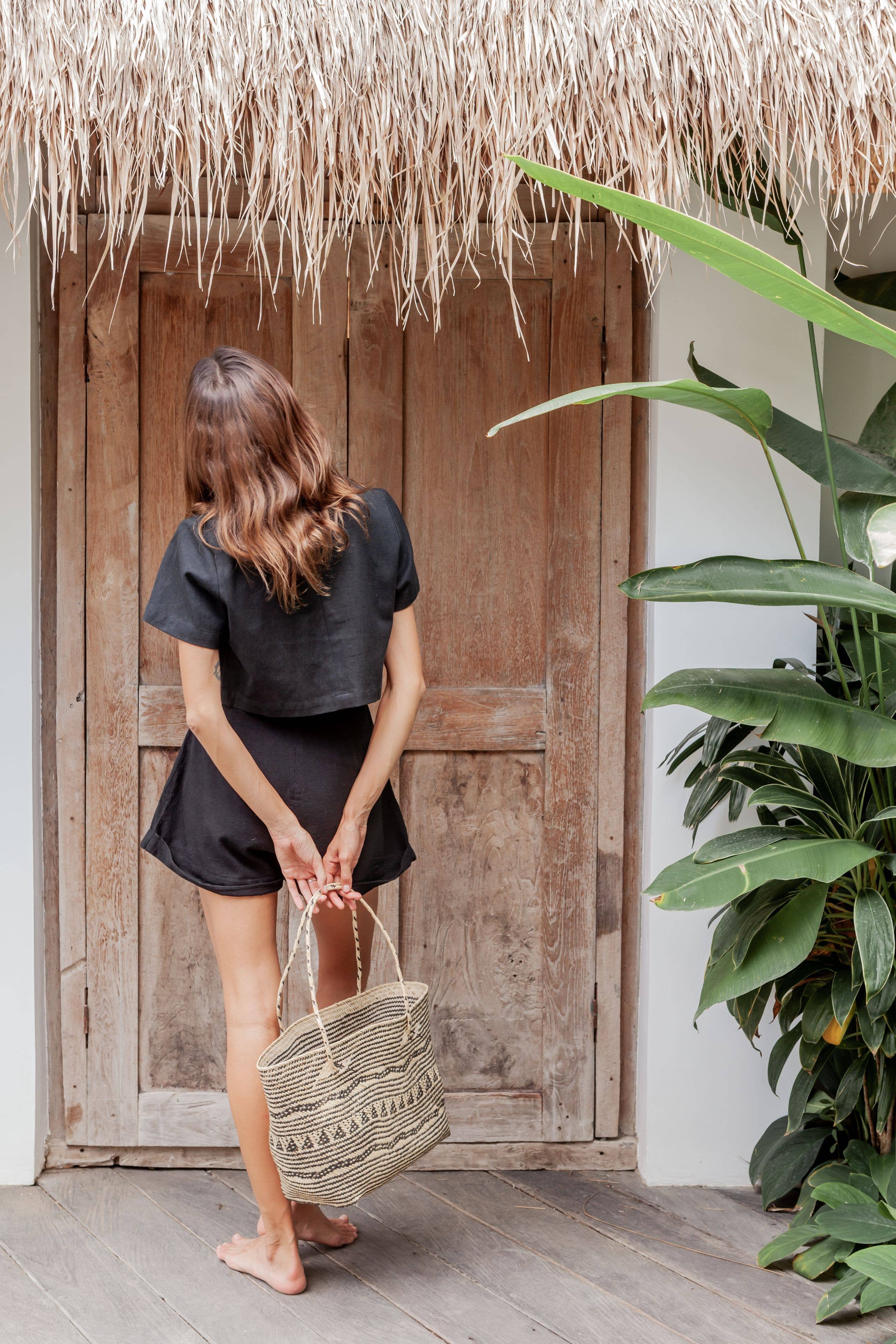 Avery Day Tote - Handmade Woven Tote - The Envy Co