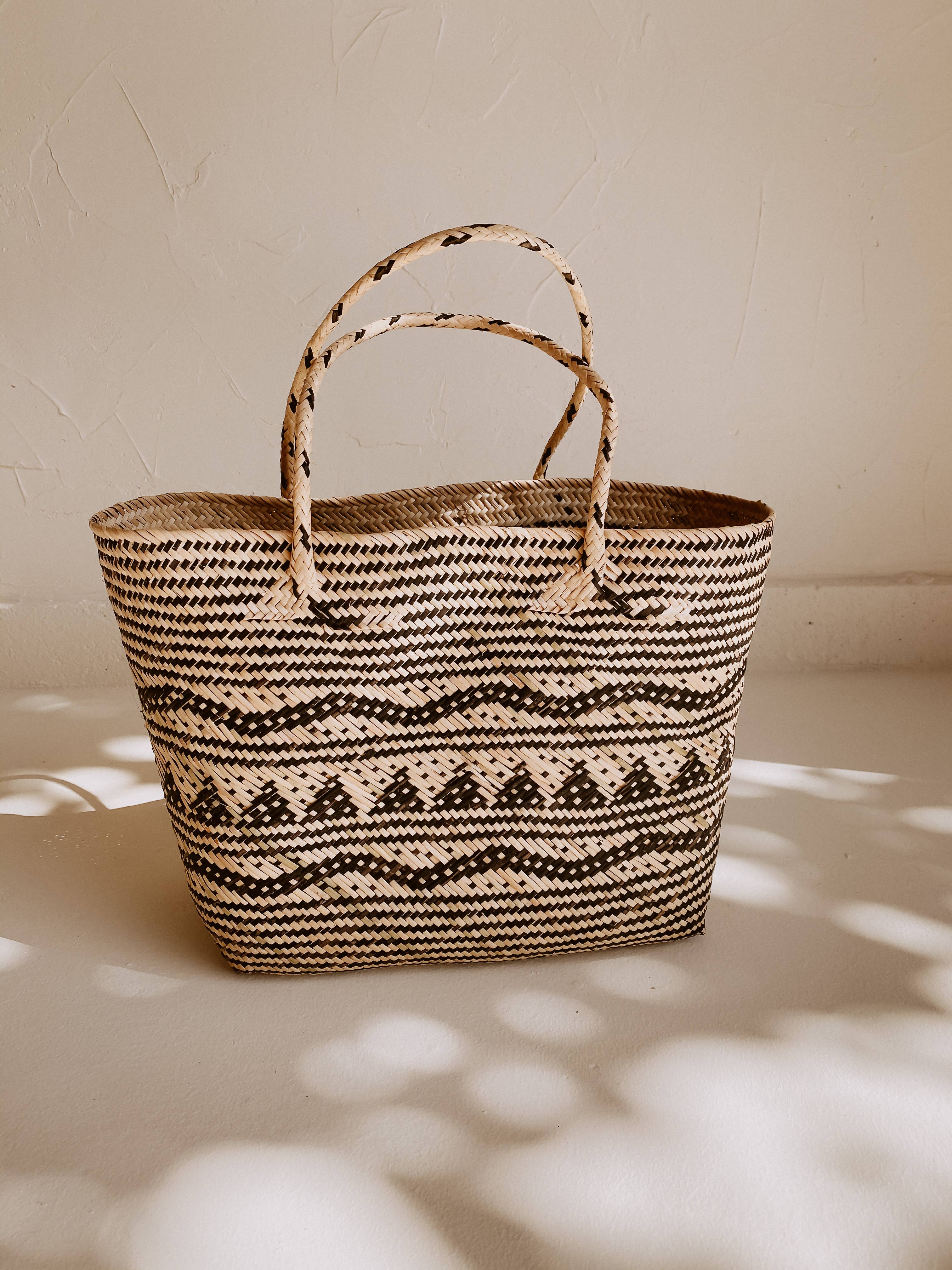 Avery Day Tote - Handmade Woven Tote - The Envy Co