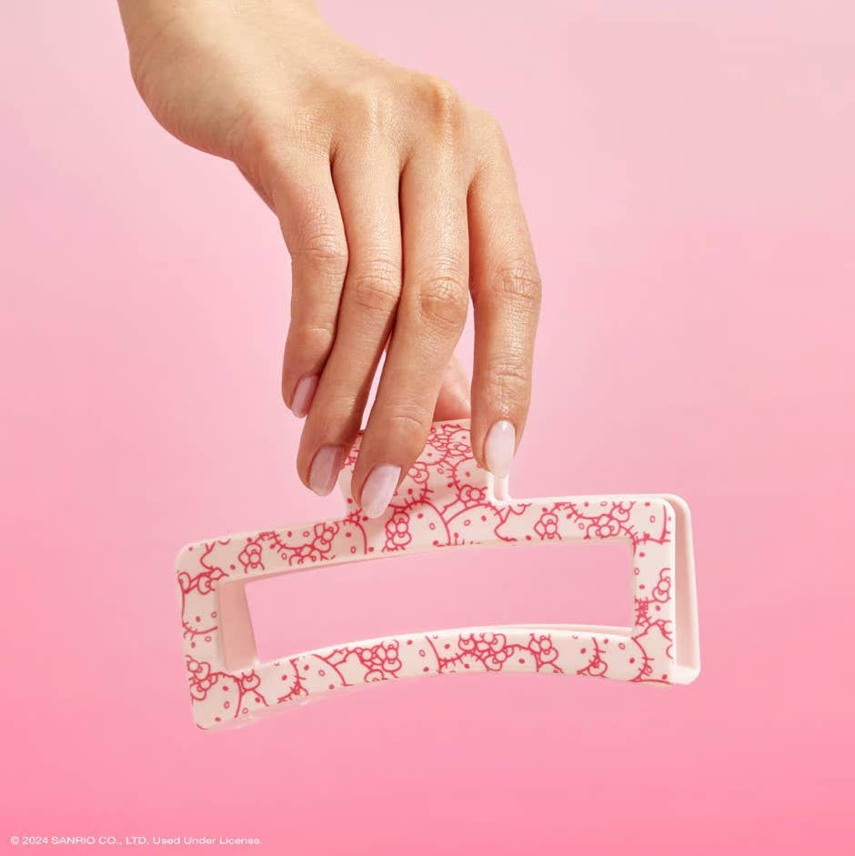 Hello Kitty x Kitsch Recycled Jumbo Open ClawClip-Pink Kitty - The Envy Co