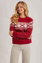 FESTIVE HOLIDAY KNIT SWEATER