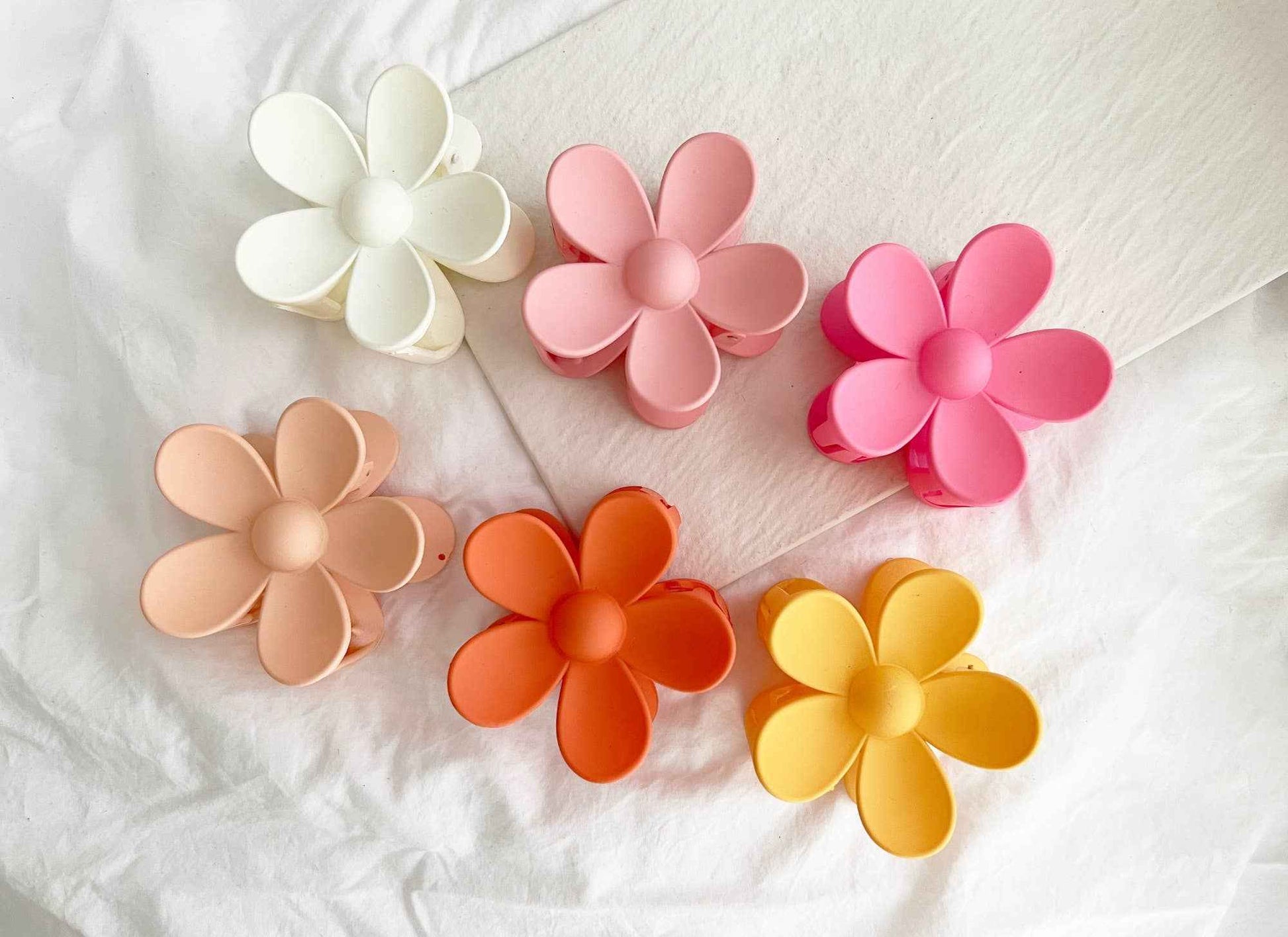 Flower 3-Inch Hair Clips - AVA