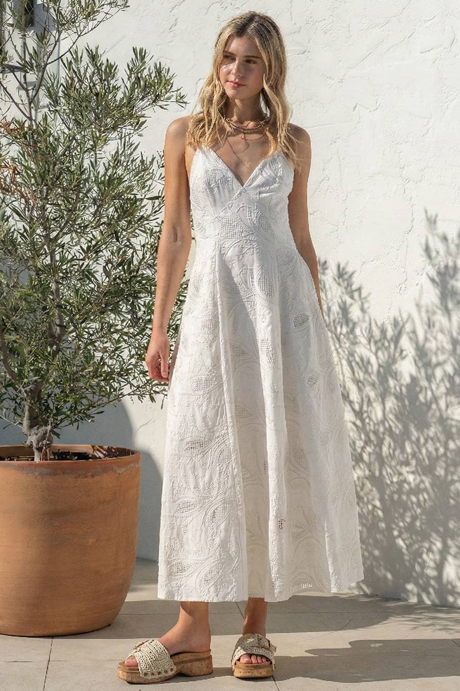 Sunlit Strolls Dress - The Envy Co