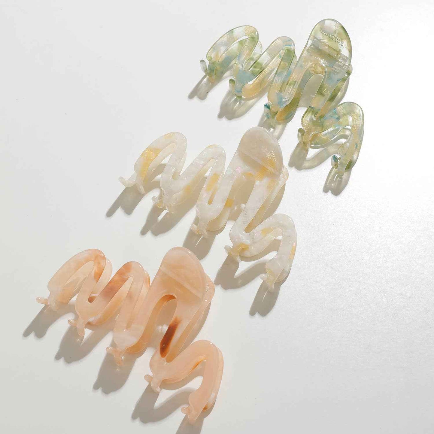3 Pack Willow Garden Claw Clip