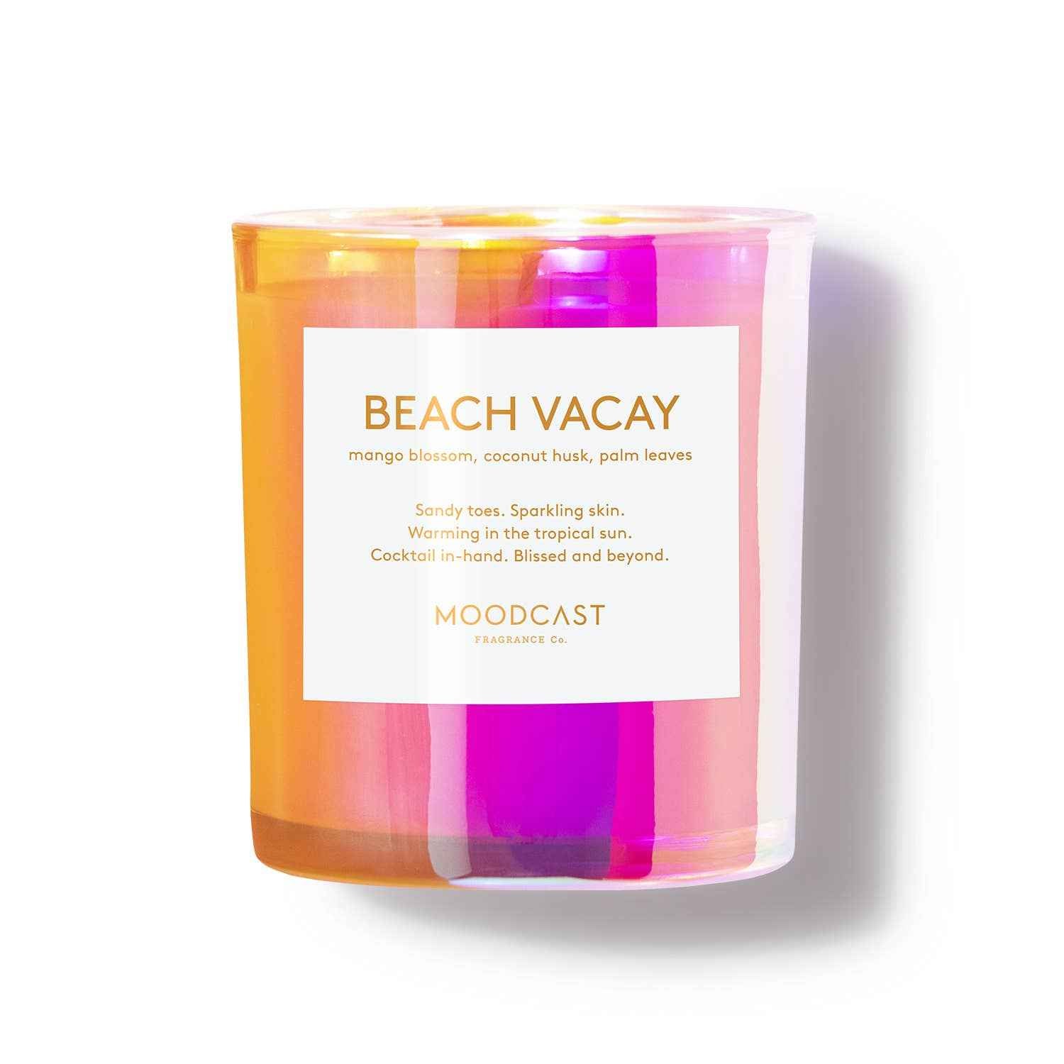 Coconut Wax Candle - Vibes - Beach Vacay - 8 oz Glass Jar