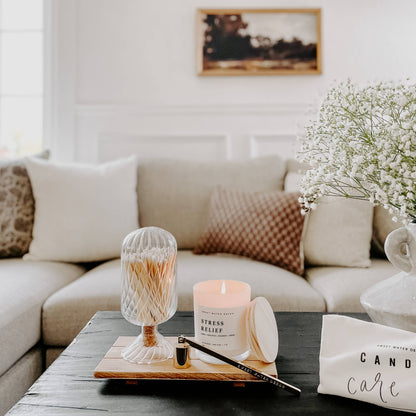 Stress Relief 11 oz Soy Candle - Vegan & Cruelty Free