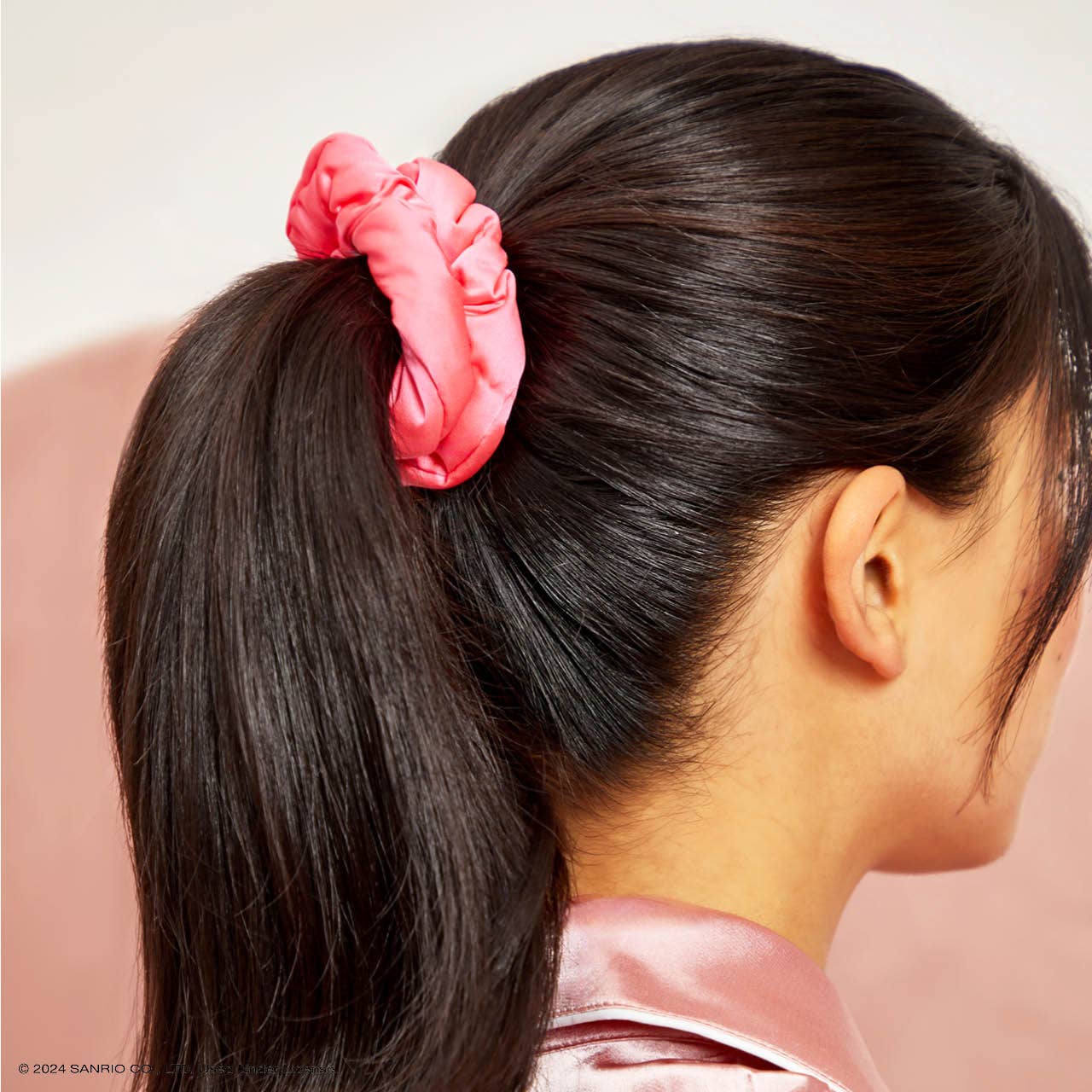 Hello Kitty x Kitsch Recycled Fabric Puffy Scrunchies 3pcSet - The Envy Co