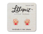 Gingerbread House Earrings - The Envy Co