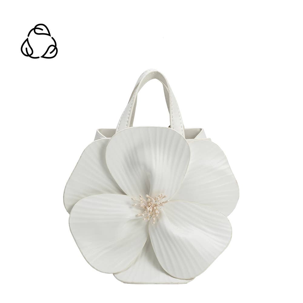 Monroe Flower Bag - Recycled Vegan Leather - The Envy Co