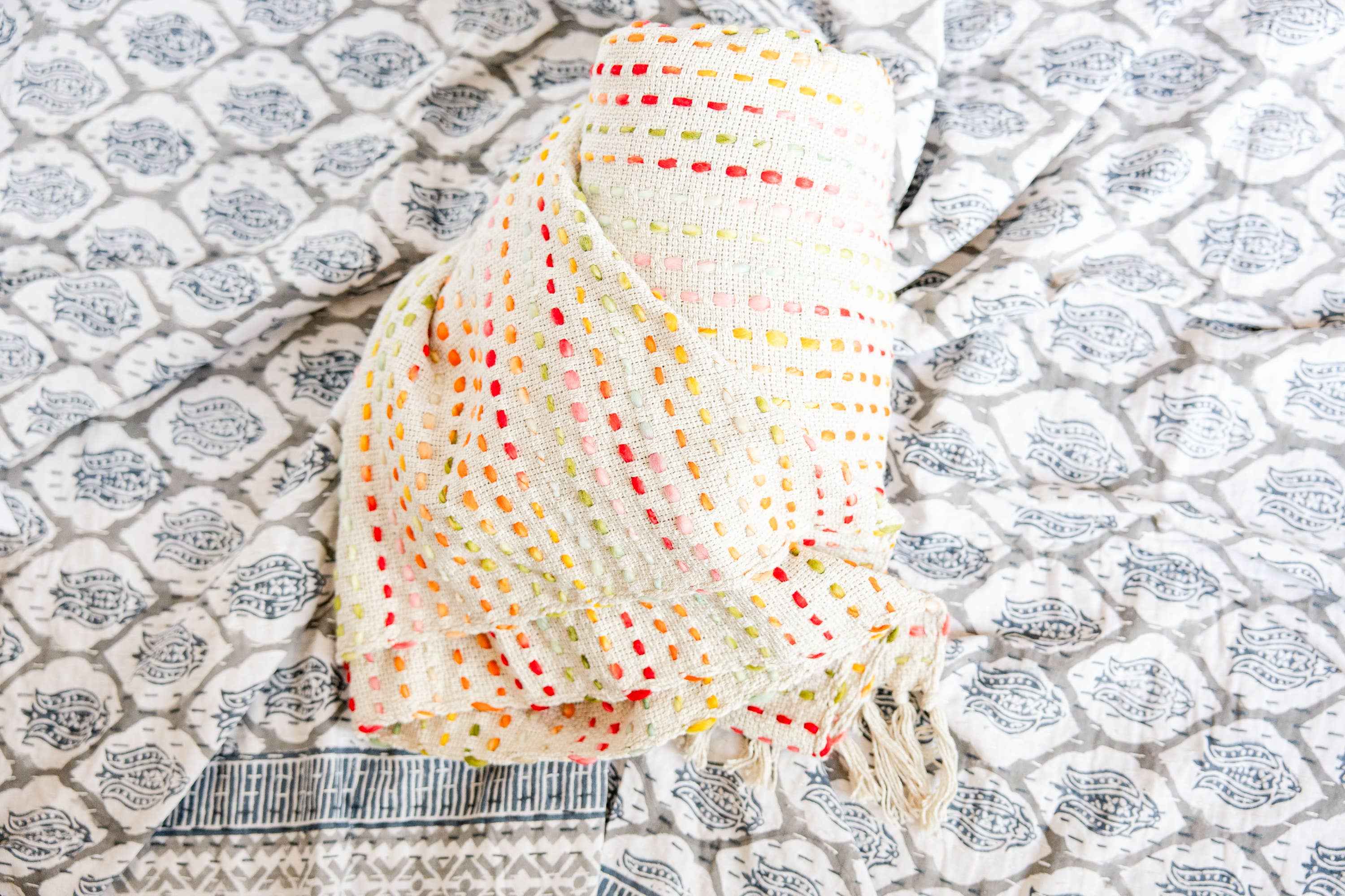 Handwoven Confetti Throw