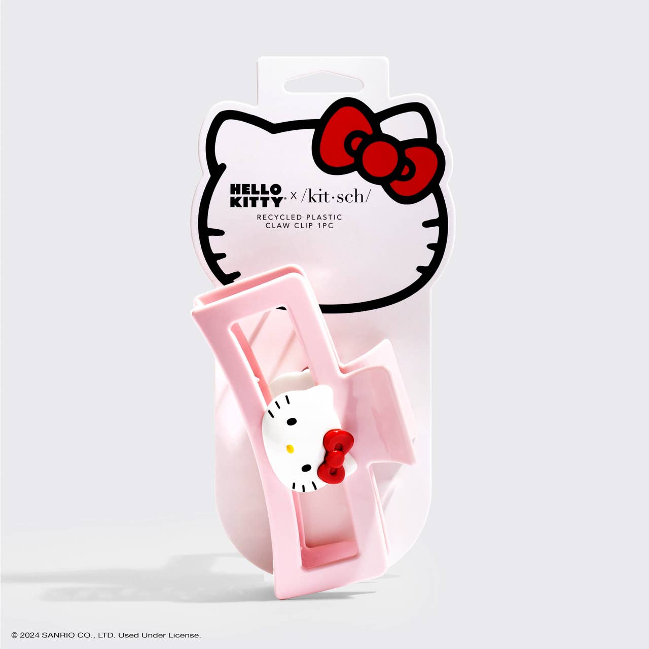 Hello Kitty x Kitsch Recycled Jumbo Open ClawClip-Kitty Face - The Envy Co