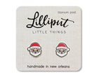 Santa Claus Earrings // Christmas Earrings - The Envy Co