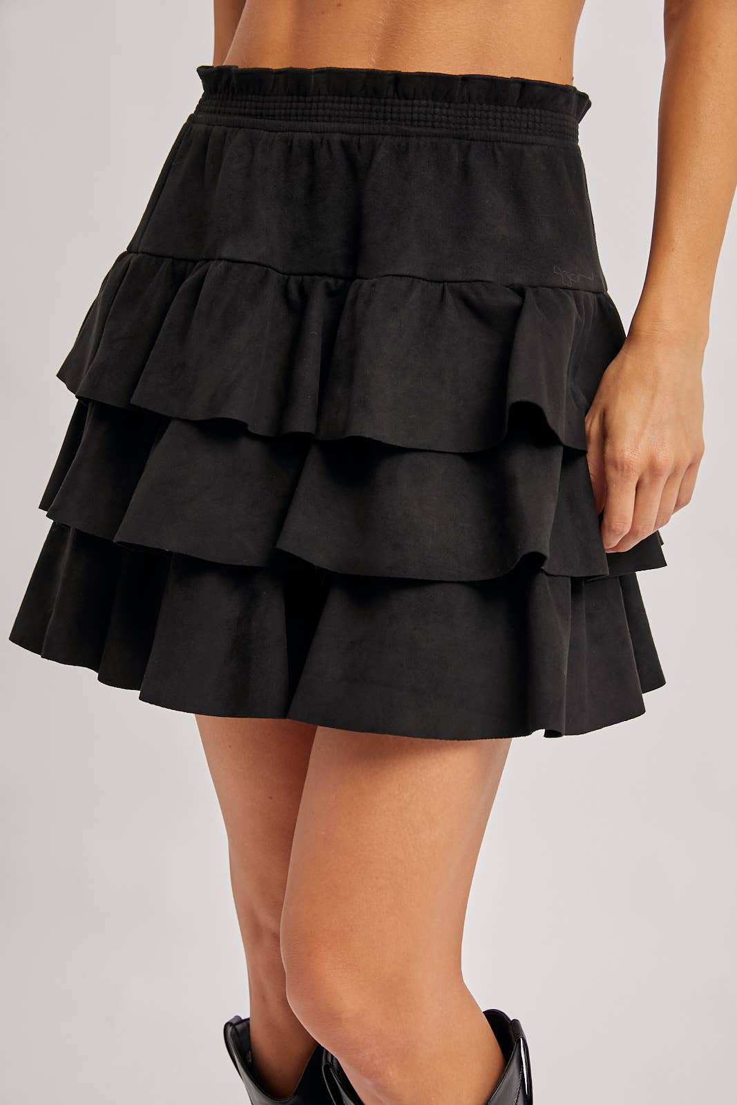 Midnight Ruffle Skirt
