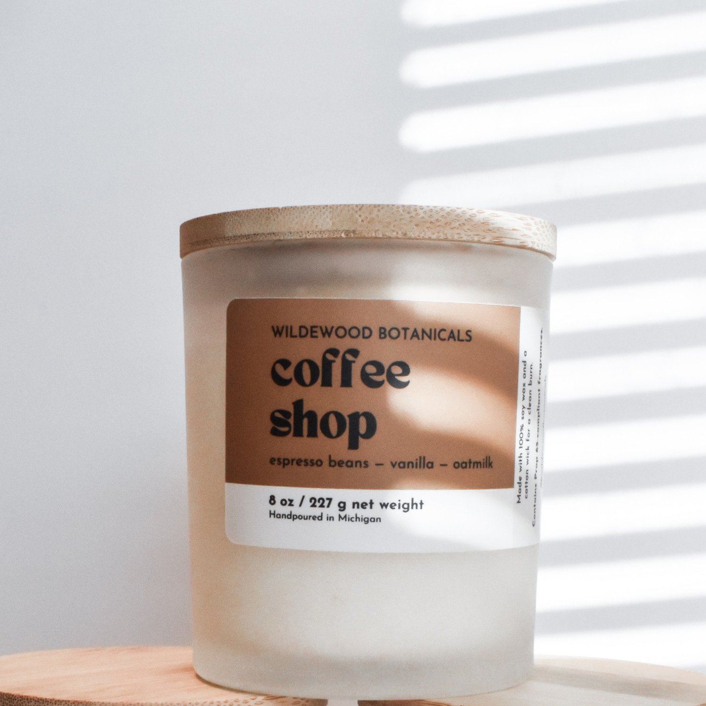 Mini Coffee Soy Candle 3oz