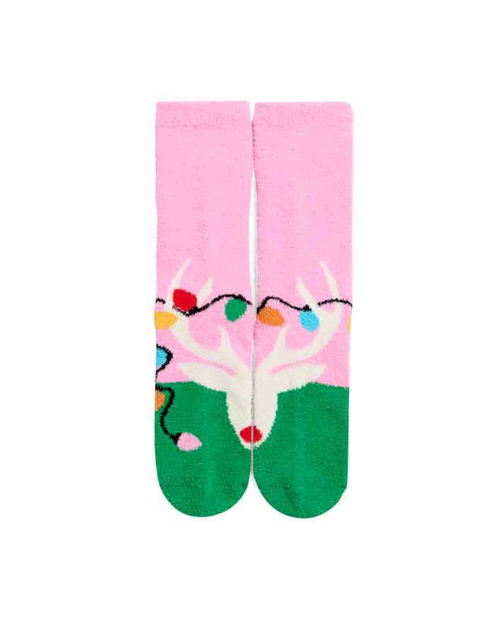 Festive Pin Reindeer Socks - The Envy Co