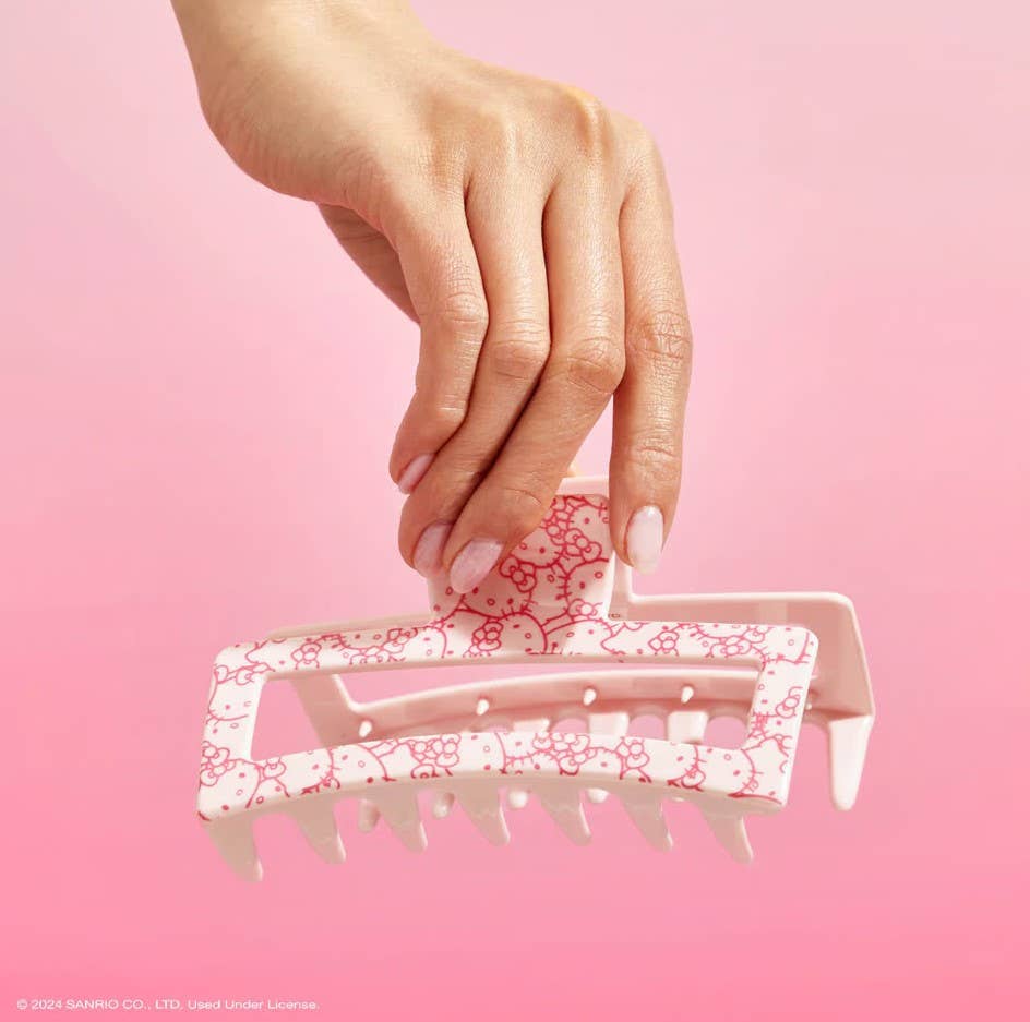 Hello Kitty x Kitsch Recycled Jumbo Open ClawClip-Pink Kitty - The Envy Co