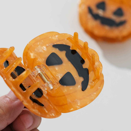 Jack O Lantern Claw Clip