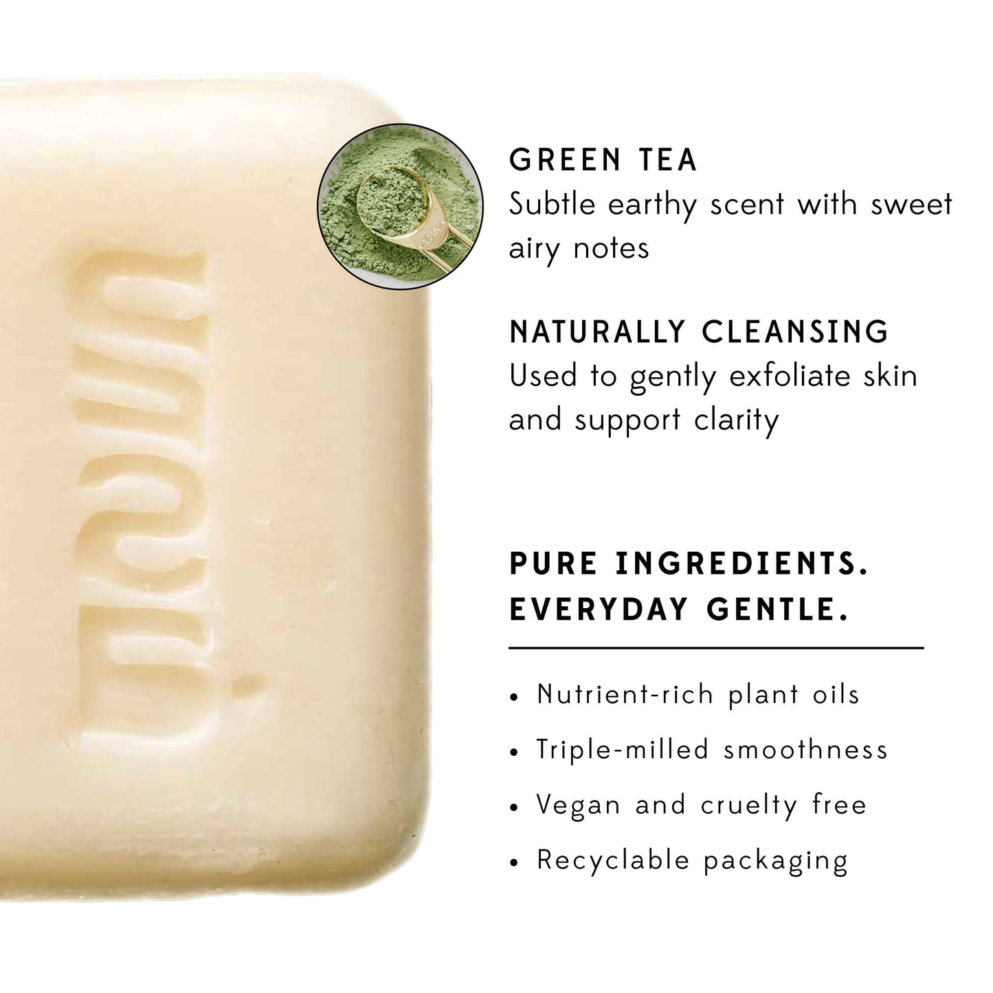 Green Tea Soap - Vegan & Cruelty Free