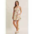 Floral Halter Mini Dress - The Envy Co