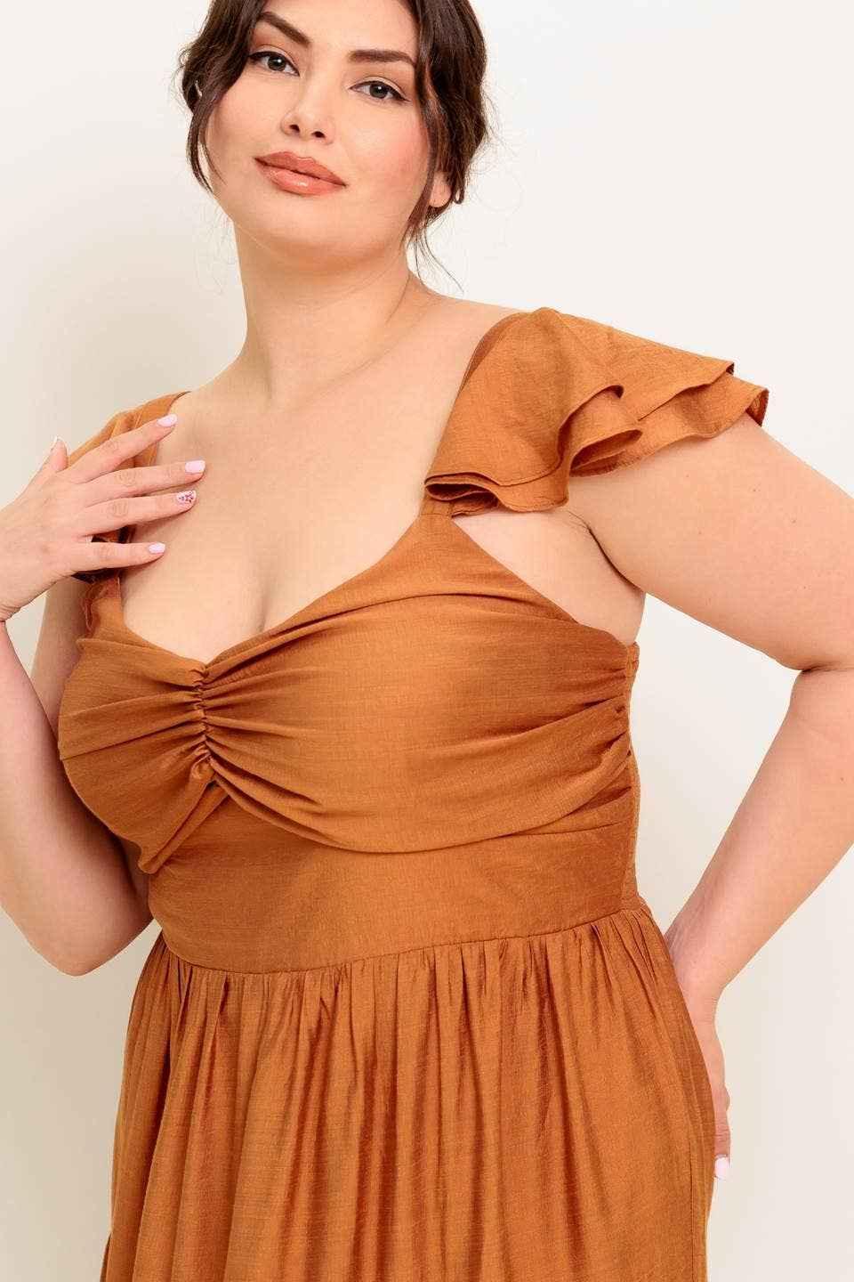 Curvy Fall Goddess - Plus size clothing Painesville OH - Plus - Curvey - Curvy - Maxi Dresses for vacation - Plus size vacation clothing Florida - Woman's size inclusive boutique Painesville OH - The Envy Co, Lake County OH