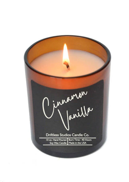 Cinnamon Vanilla Soy Candle 10 0z.