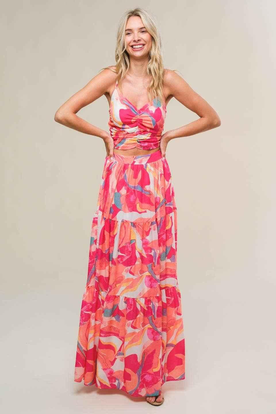 Tropic Tease Set - Two piece vacation set - Florida outfit - Cruising outfit - The Envy Co, Painesville OH - Texas Outfit, Womans Clothing - Clothing Boutique - Perry OH