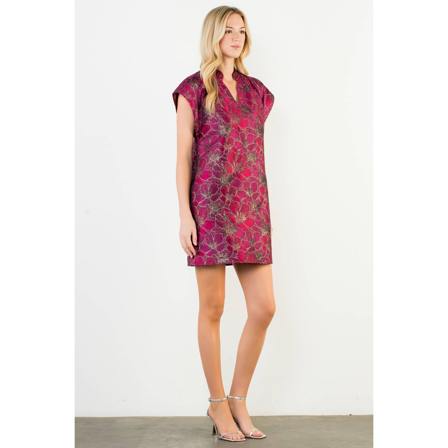 Crimson Bloom Dress - The Envy Co