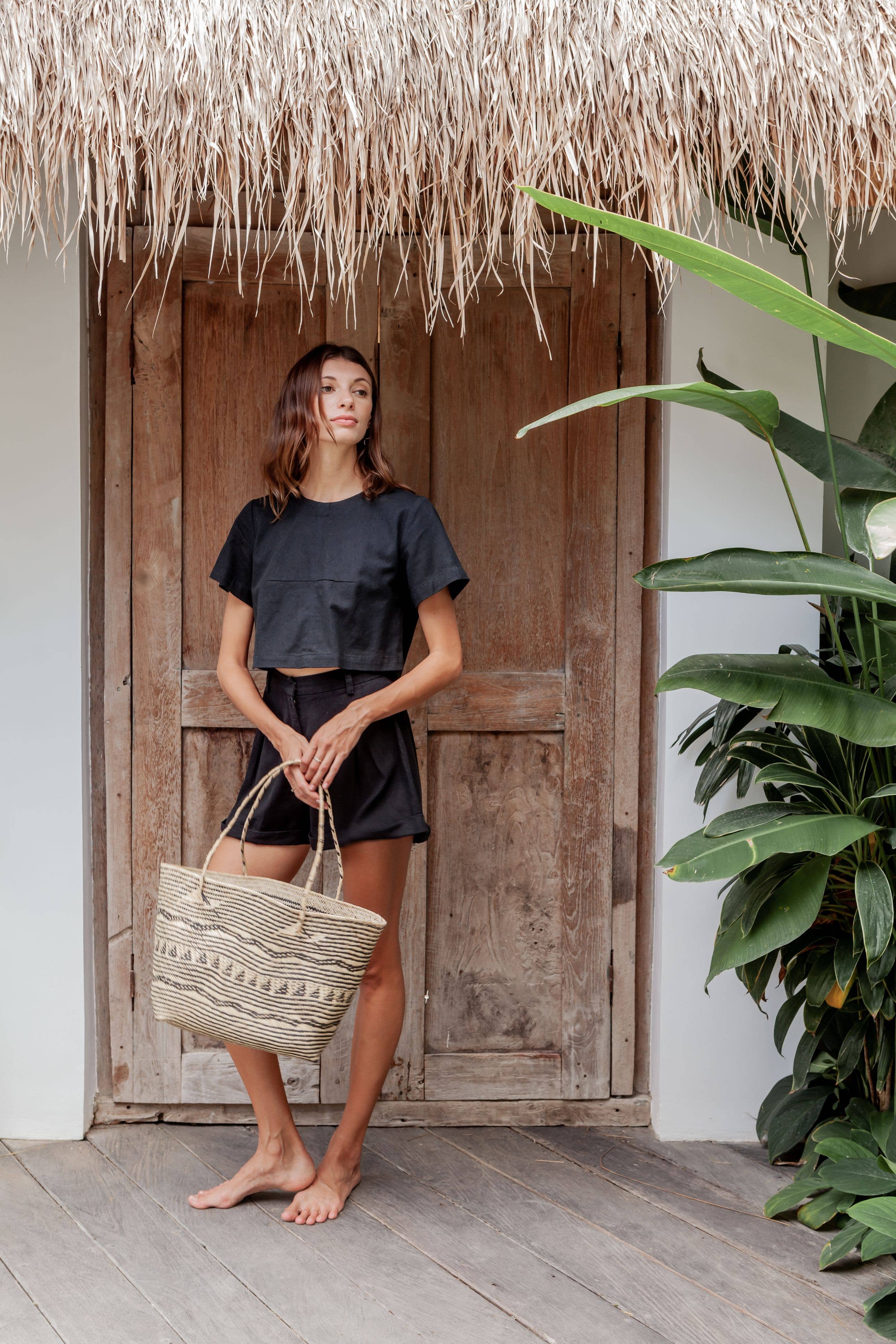 Avery Day Tote - Handmade Woven Tote - The Envy Co