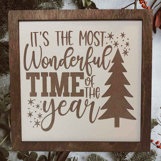 It's the most wonderful time of the year sign, Christmas