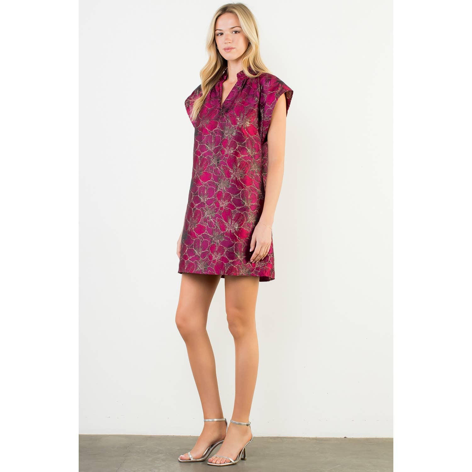 Crimson Bloom Dress - The Envy Co