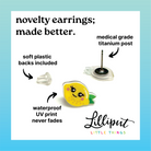 Raccoon Earrings // Quirky Earrings