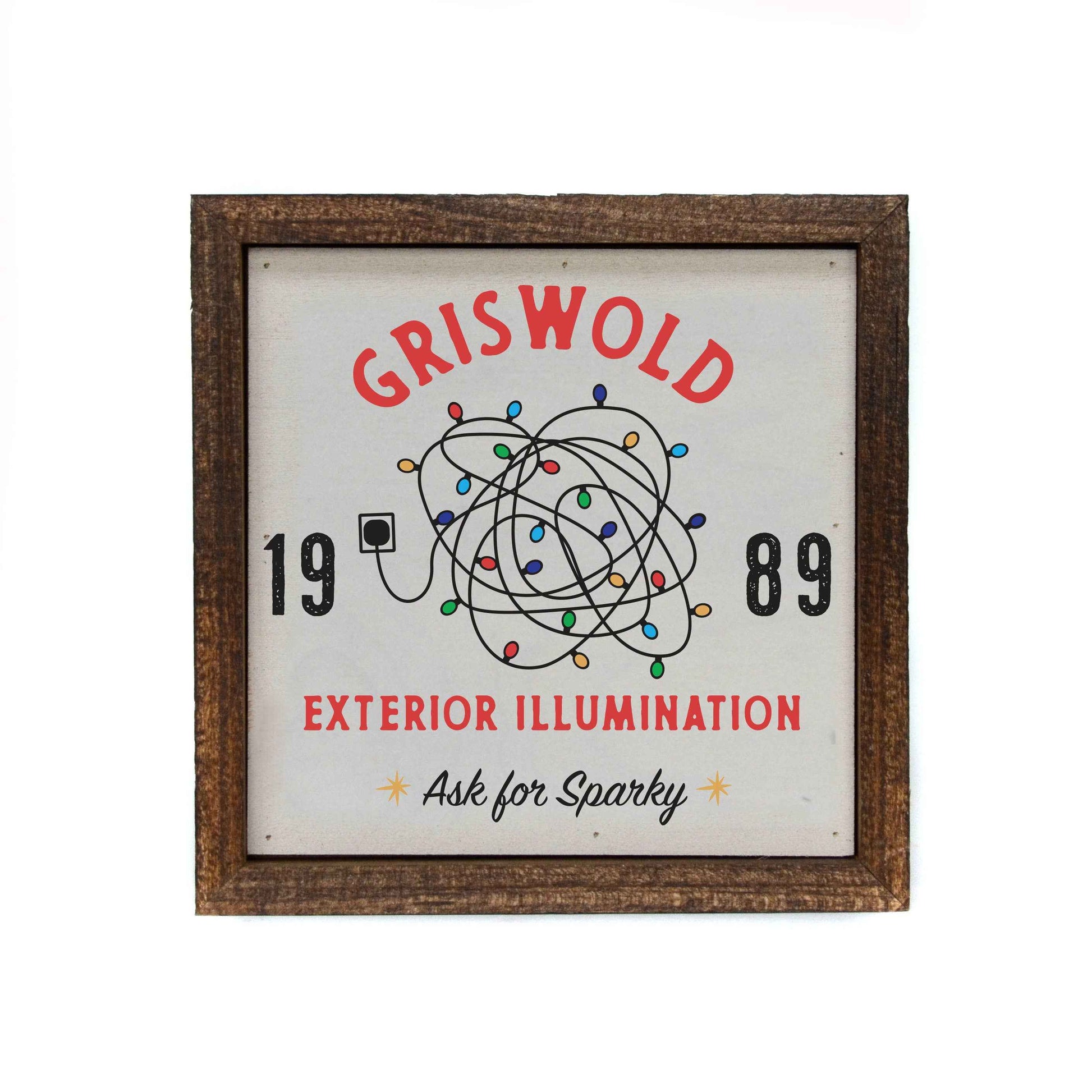 Griswold Exterior Illumination Holiday Sign Christmas Decor