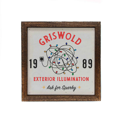 Griswold Exterior Illumination Holiday Sign Christmas Decor