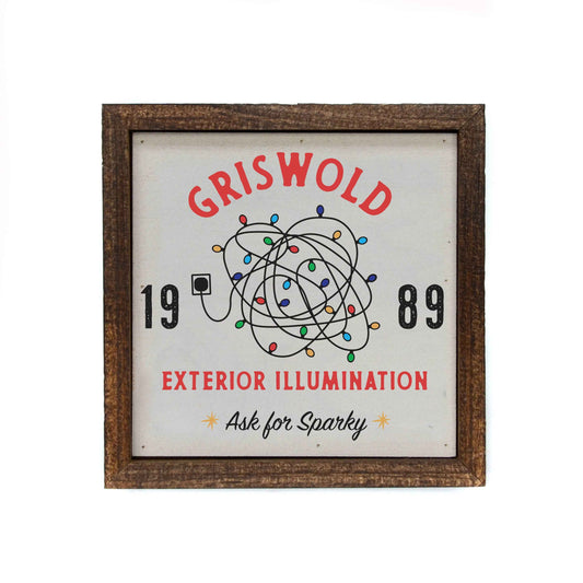Griswold Exterior Illumination Holiday Sign Christmas Decor