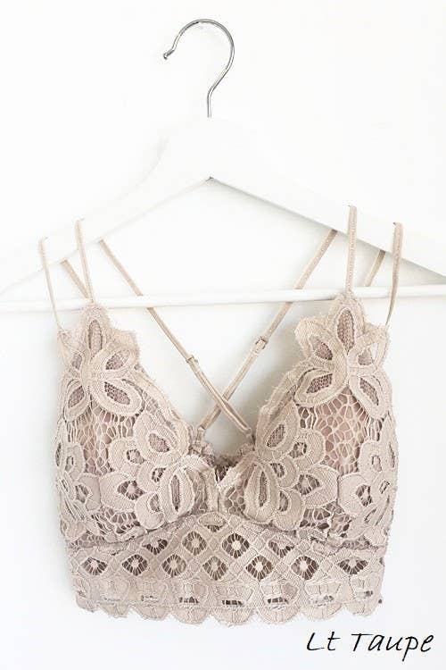 Scalloped Lace Bralette