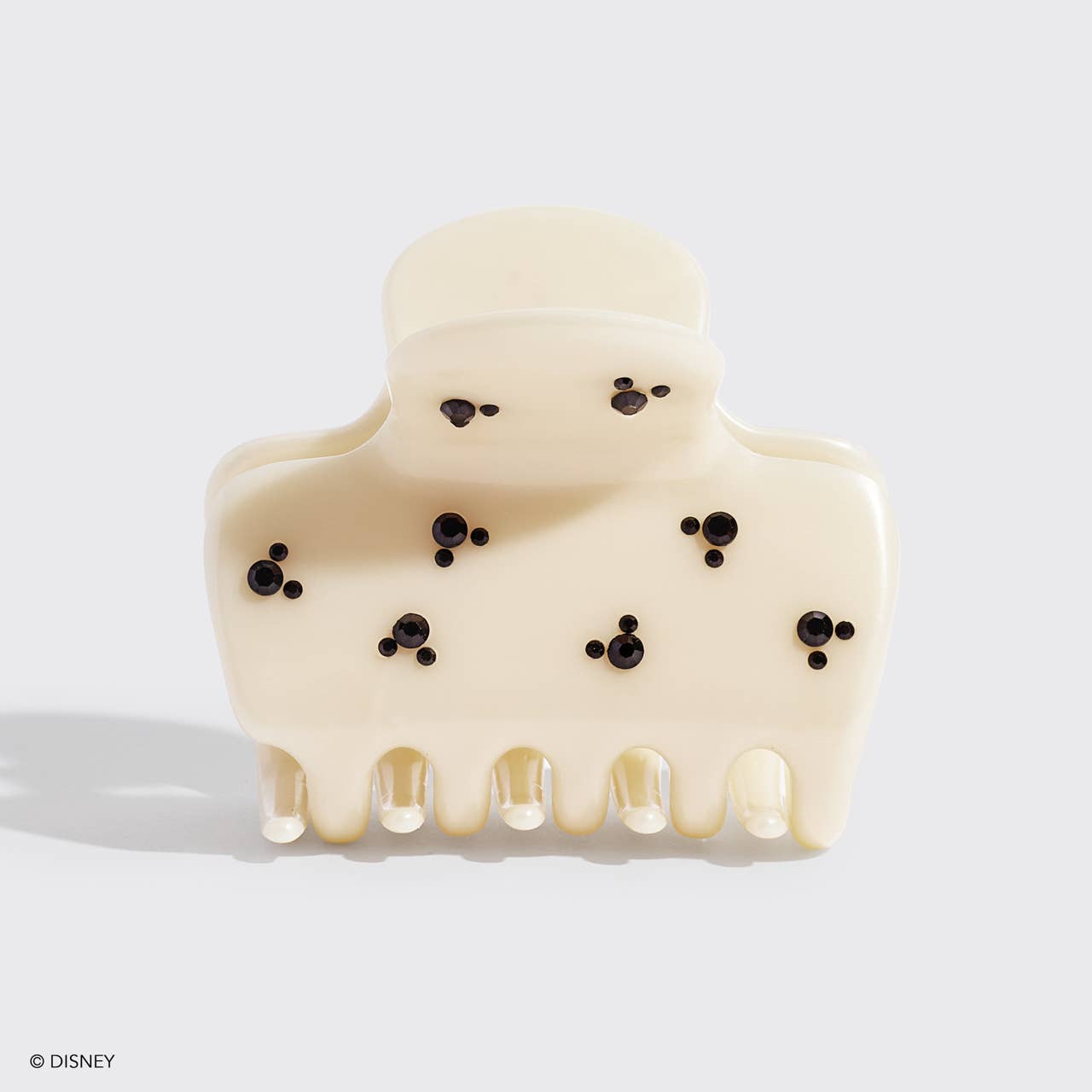 Kitsch & Mickey and Minnie Recycled Puffy ClawClip 1pc-Cream - The Envy Co